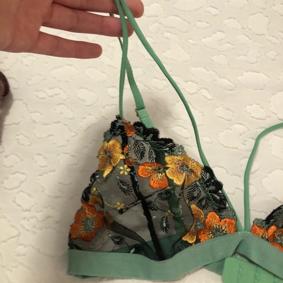 Urban Outfitters Other - Embroidered Bralette